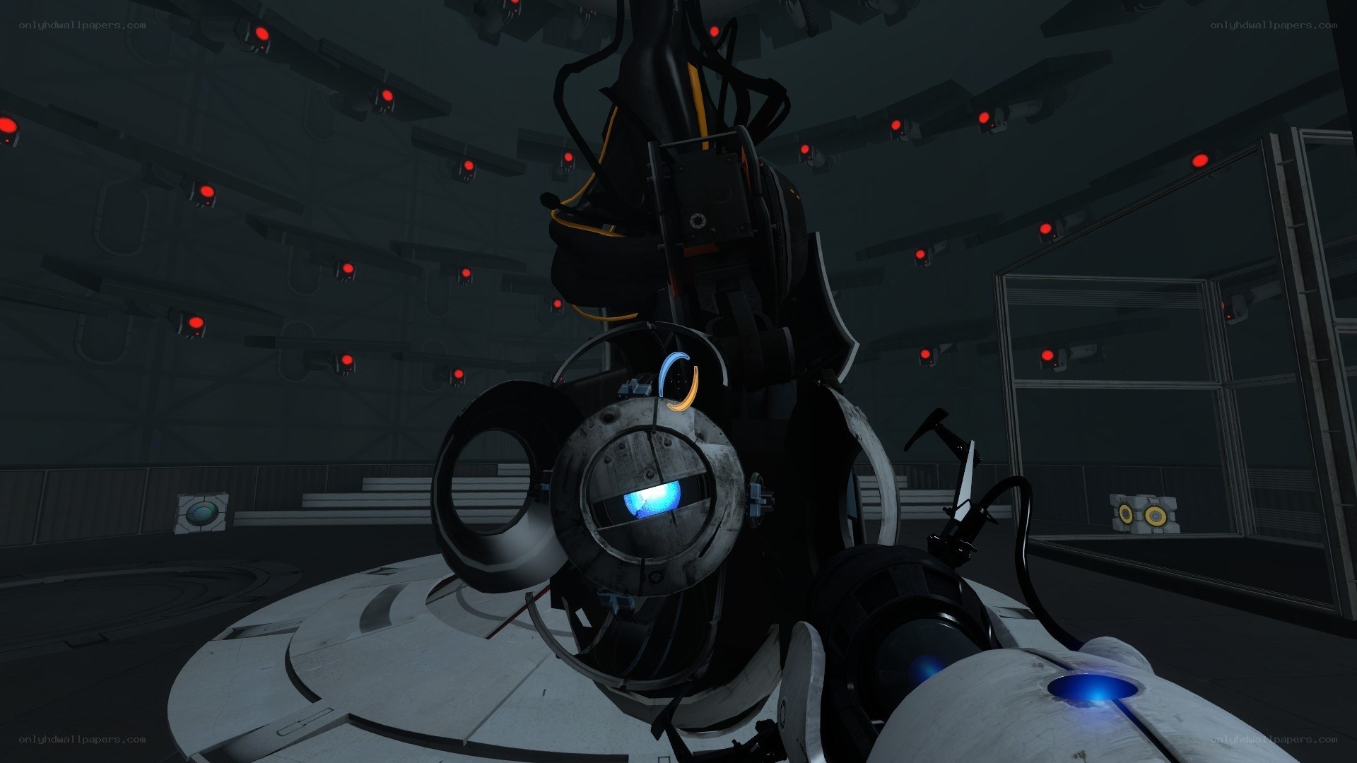 Portal robot in test chamber