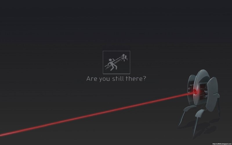 Portal robot with laser