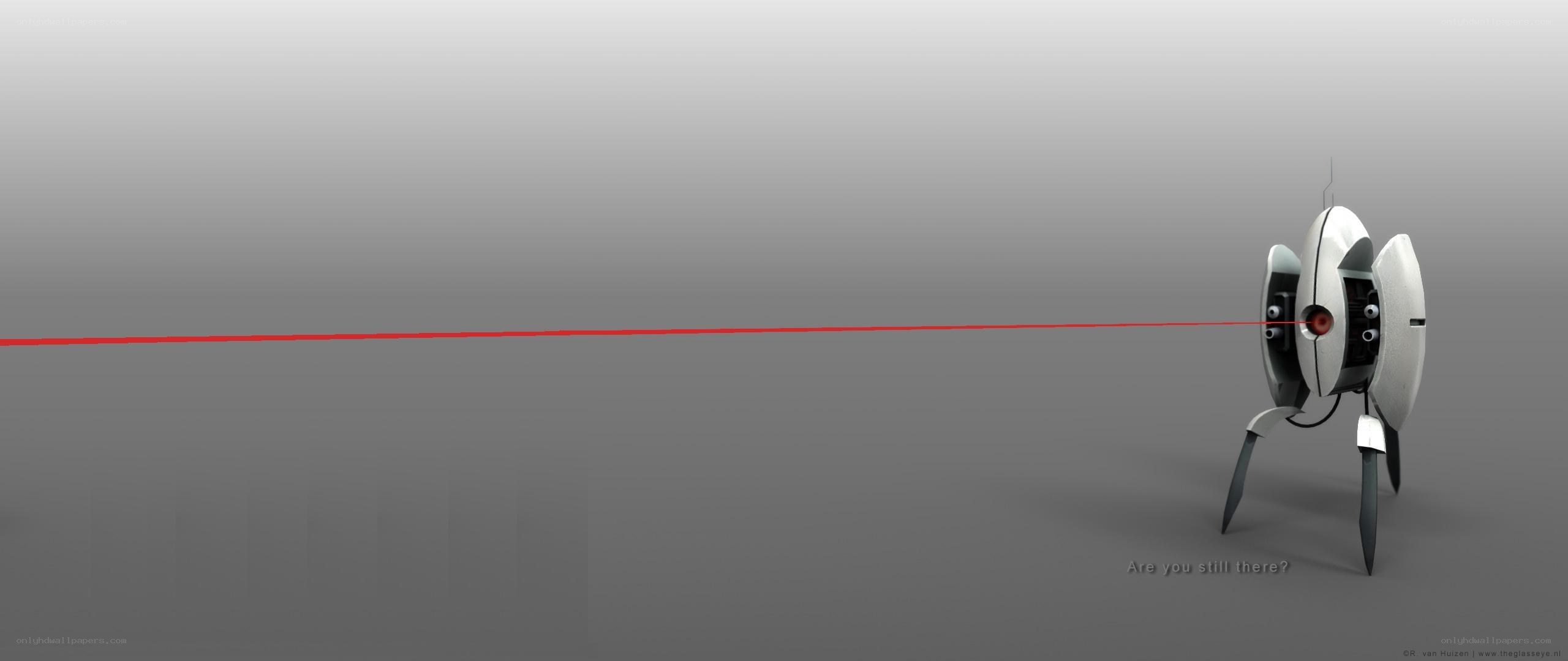 Portal robot with laser beam