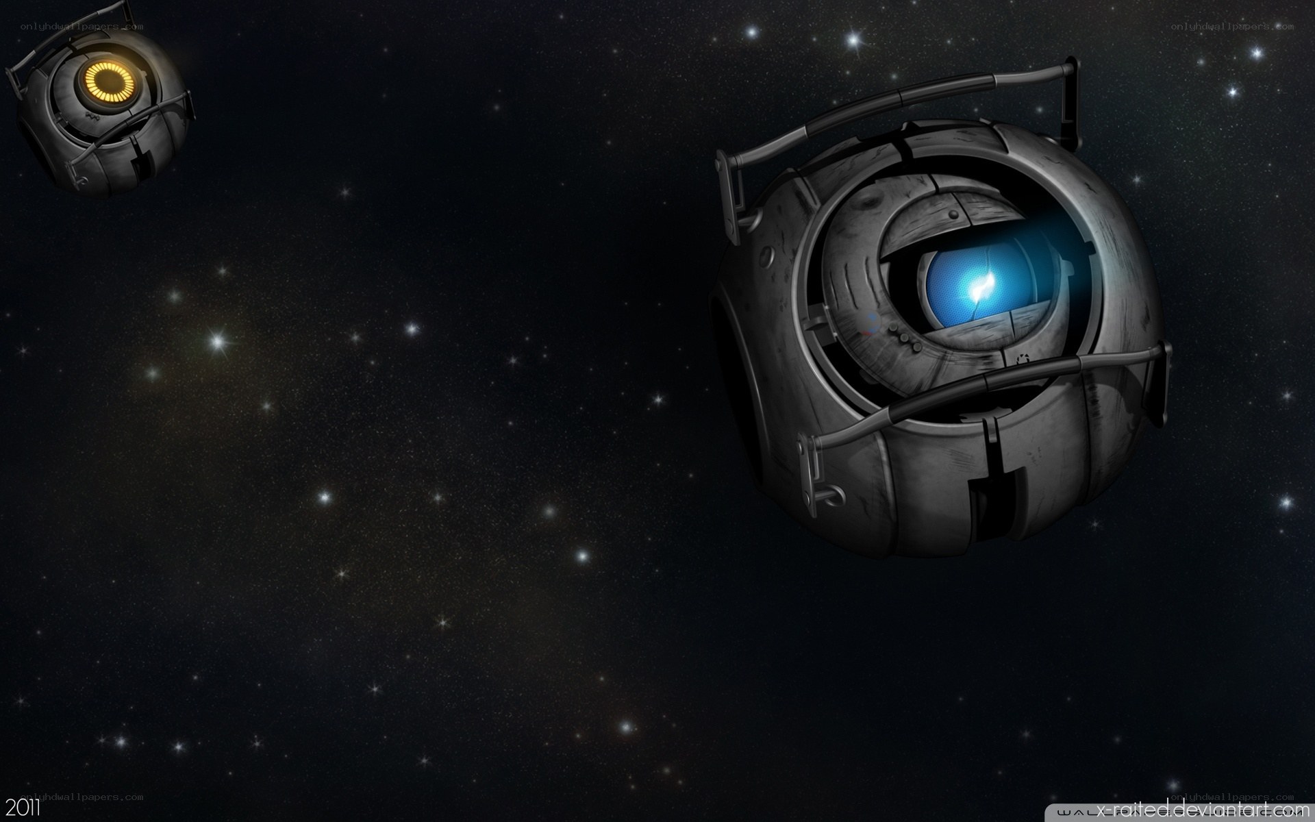 Portal robots in space