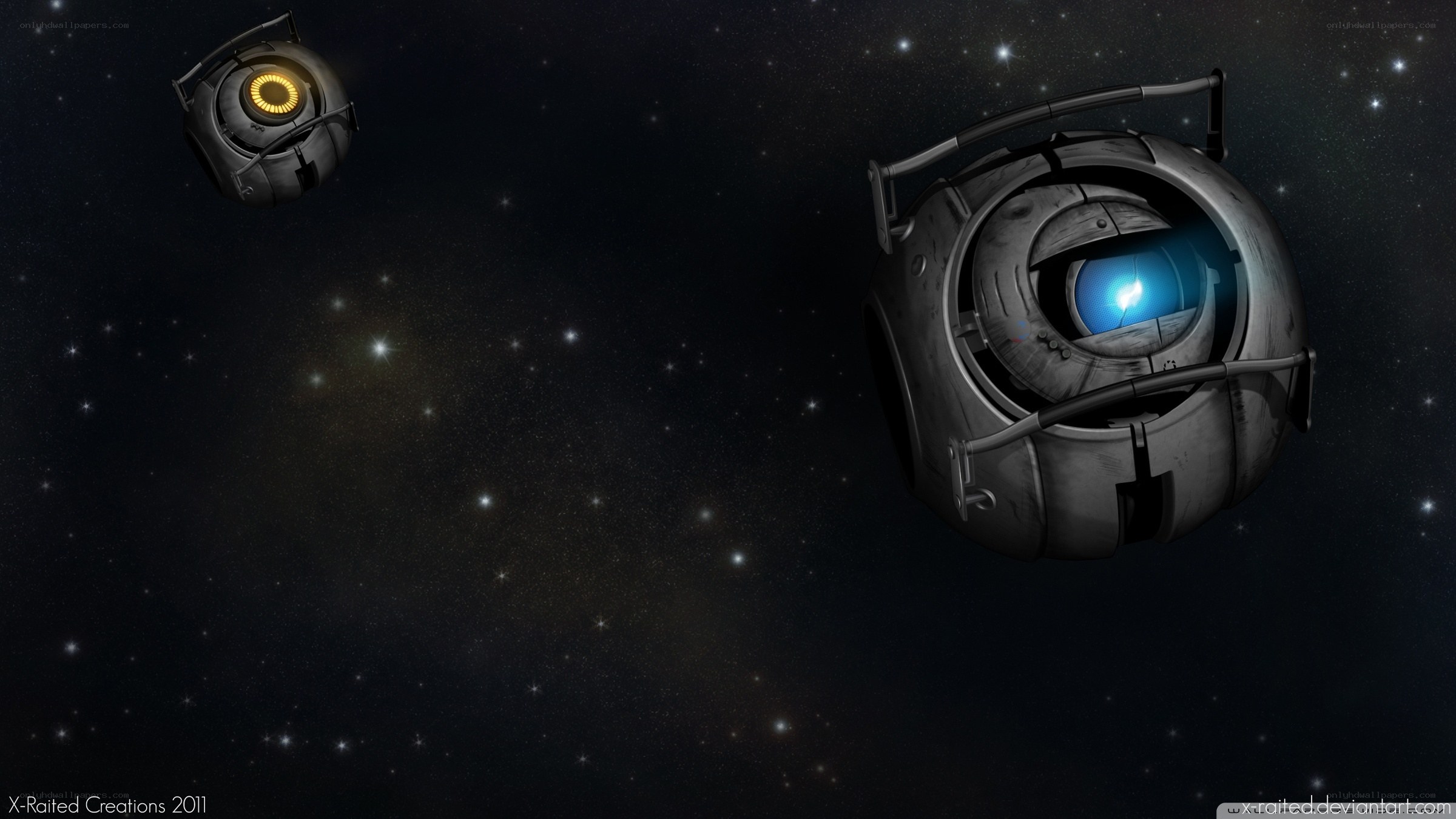 Portal robots in space