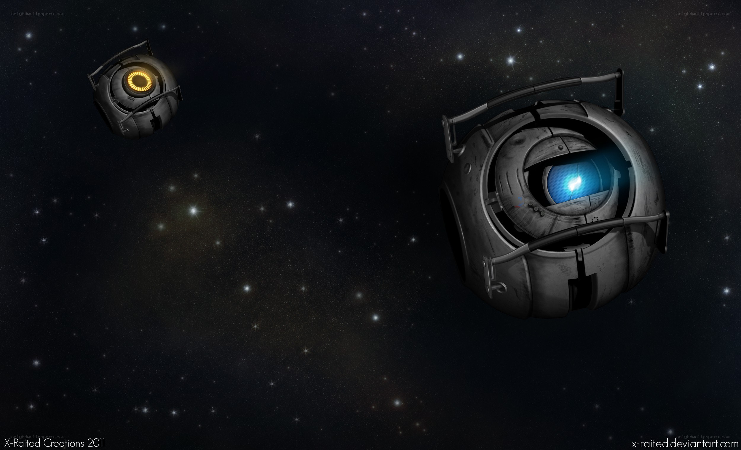 Portal robots in space