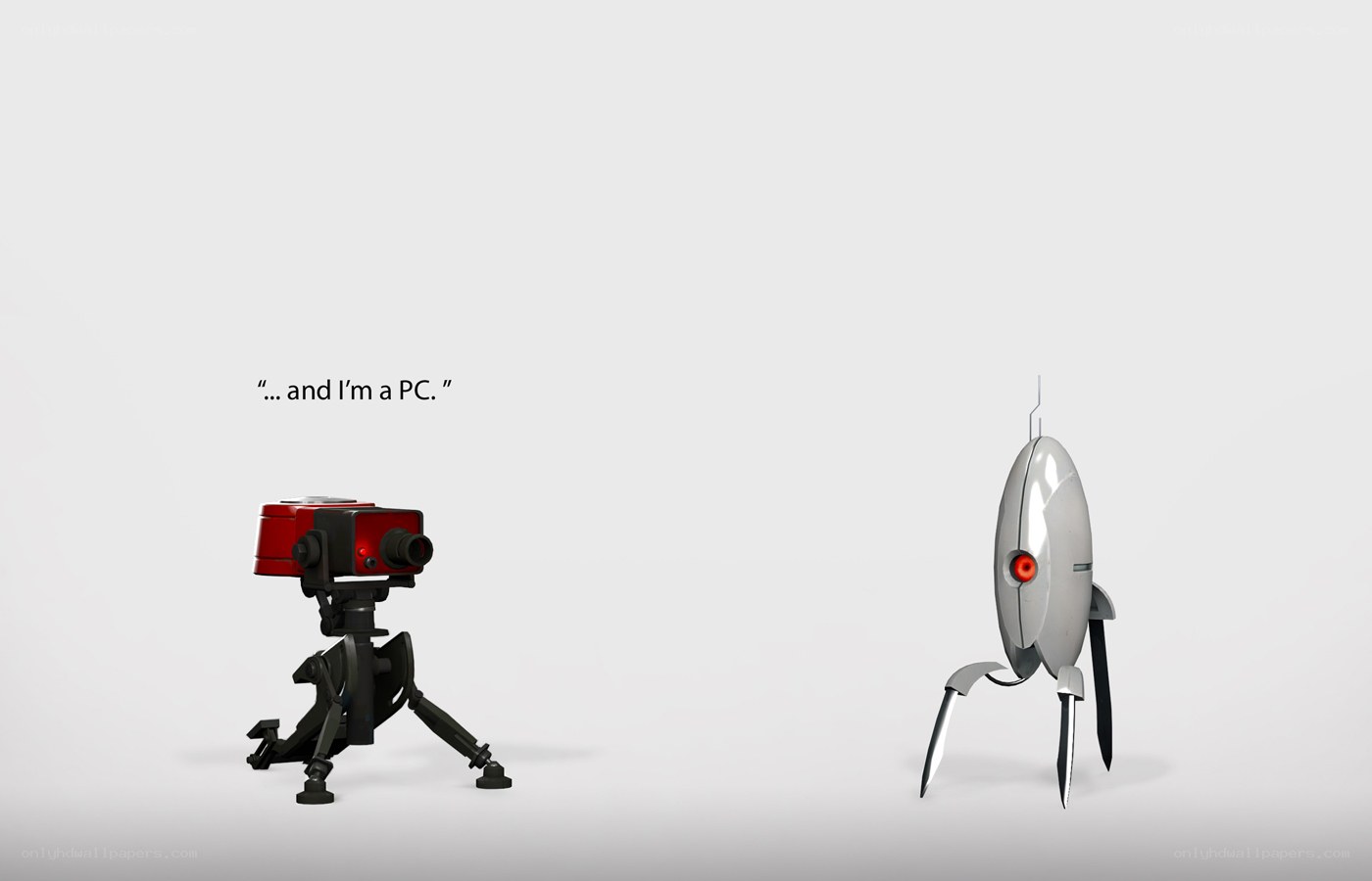 Portal robots scene