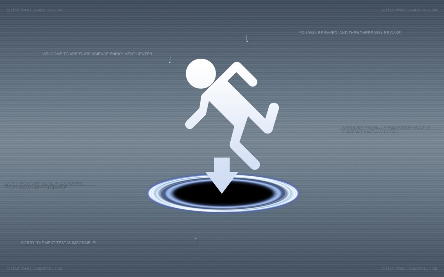 Portal test chamber scene