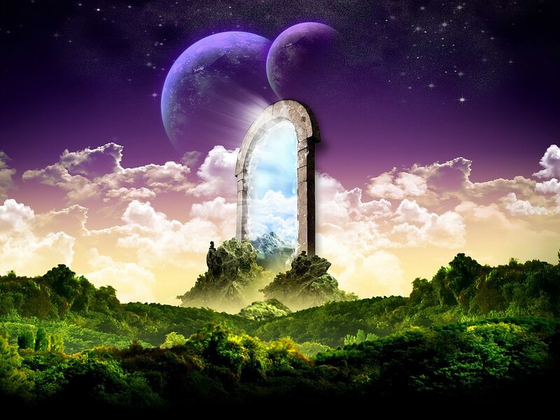 Portal to a fantasy world