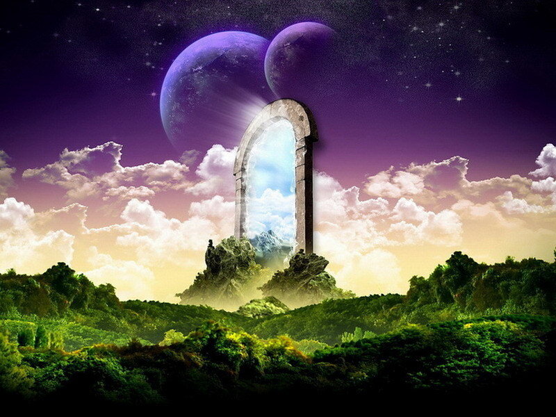 Portal to a fantasy world