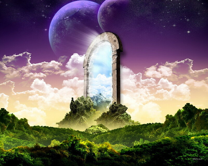 Portal to a fantasy world
