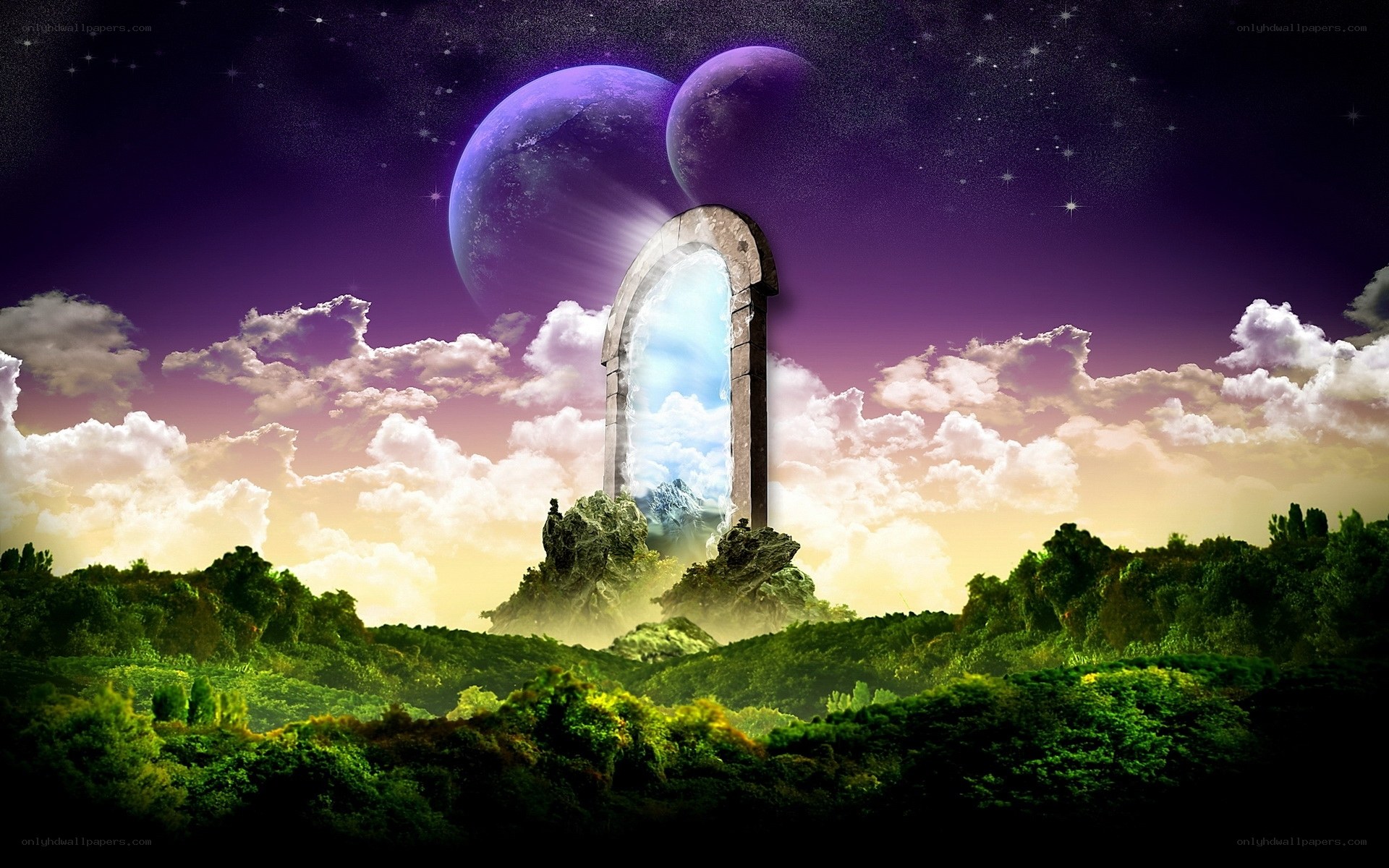 Portal to a fantasy world