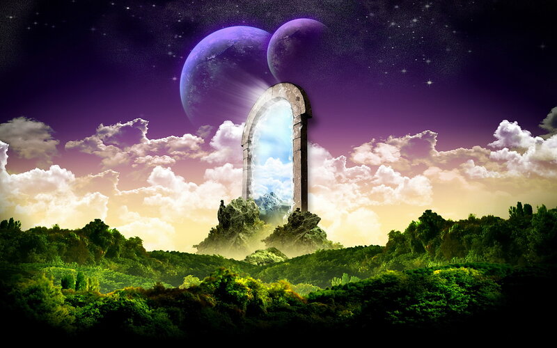 Portal to a fantasy world