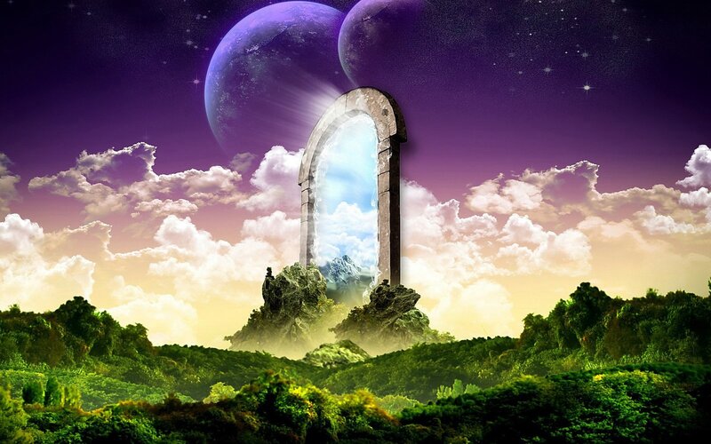 Portal to a fantasy world