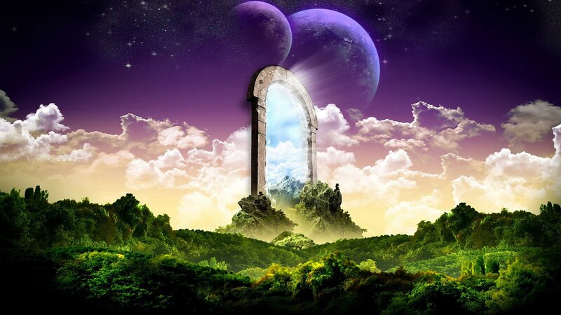 Portal to a fantasy world