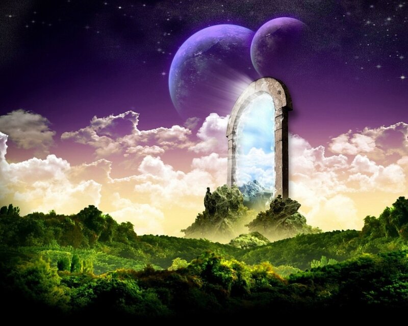 Portal to a fantasy world