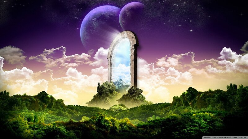 Portal to a fantasy world