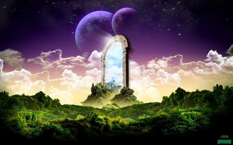 Portal to a fantasy world