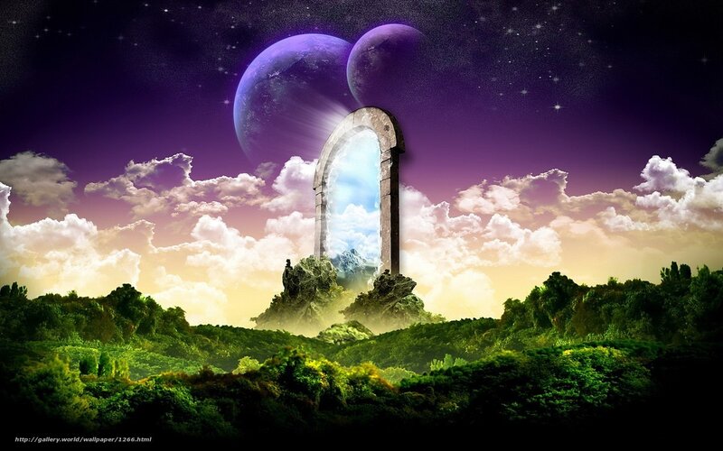 Portal to a fantasy world
