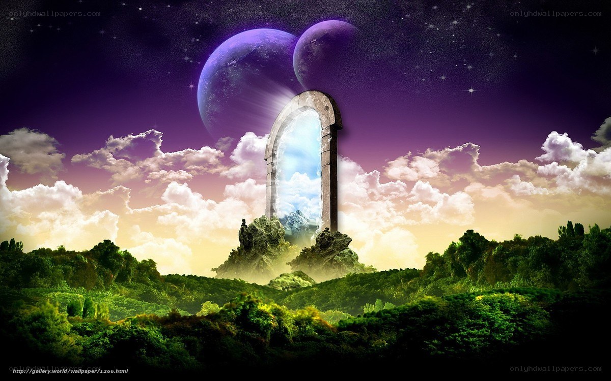 Portal to a fantasy world