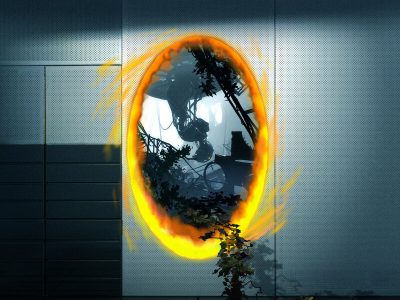 Portal to a ruined world