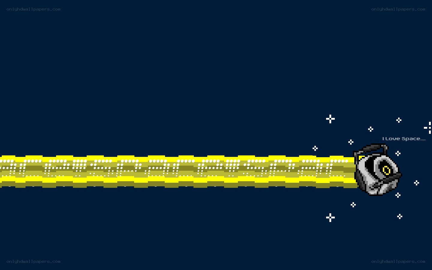 Portal trolley in space