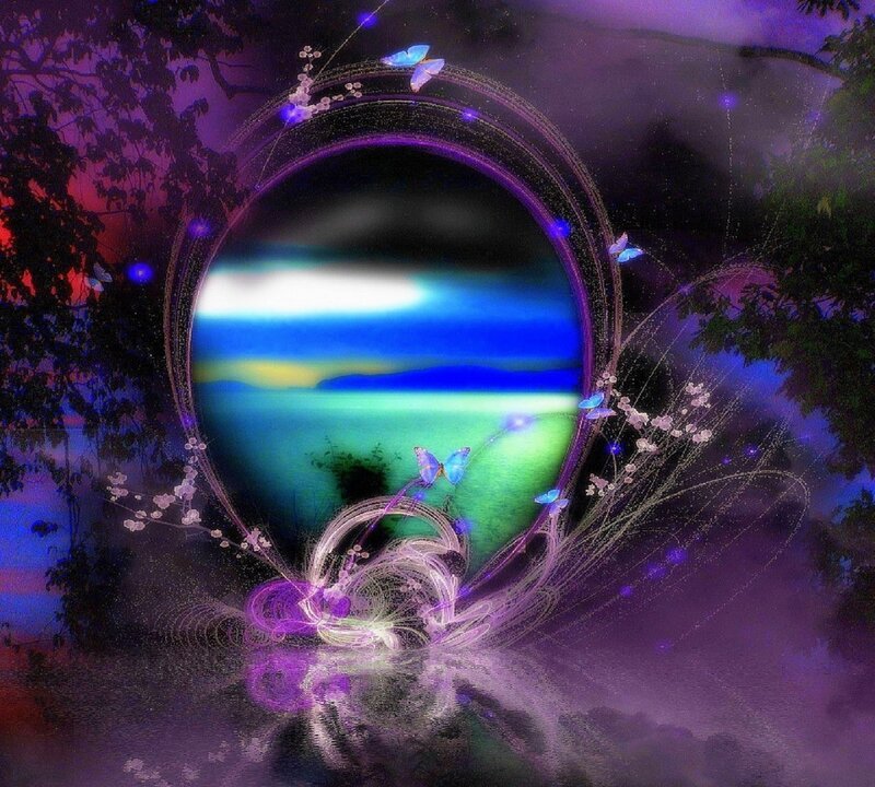 Portal with Butterflies