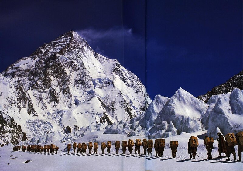 Porters Carrying Supplies
