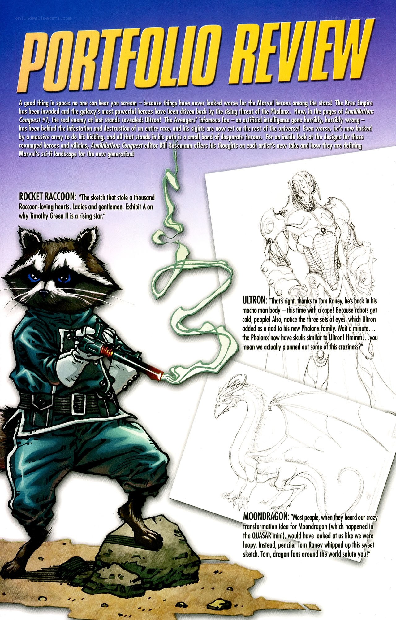 Portfolio Review: Marvel Characters