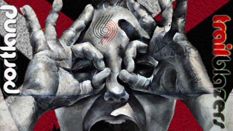 Portland Trail Blazers logo art