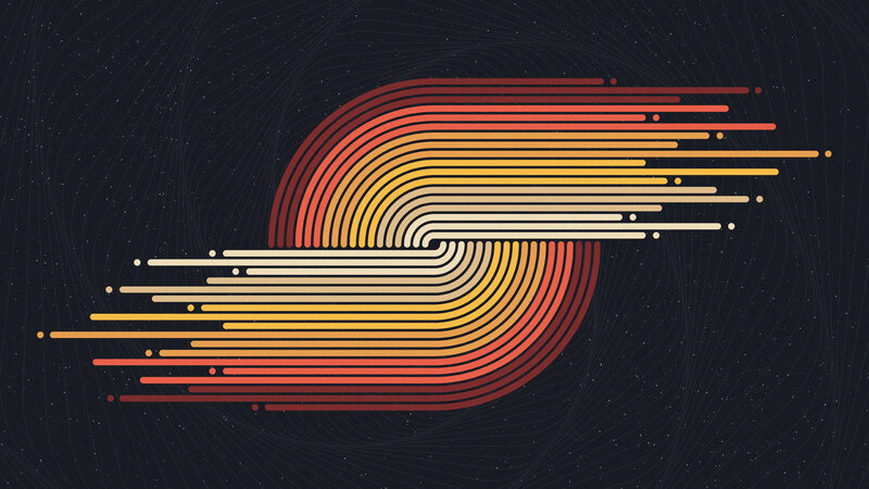 Portland Trail Blazers Logo — Red