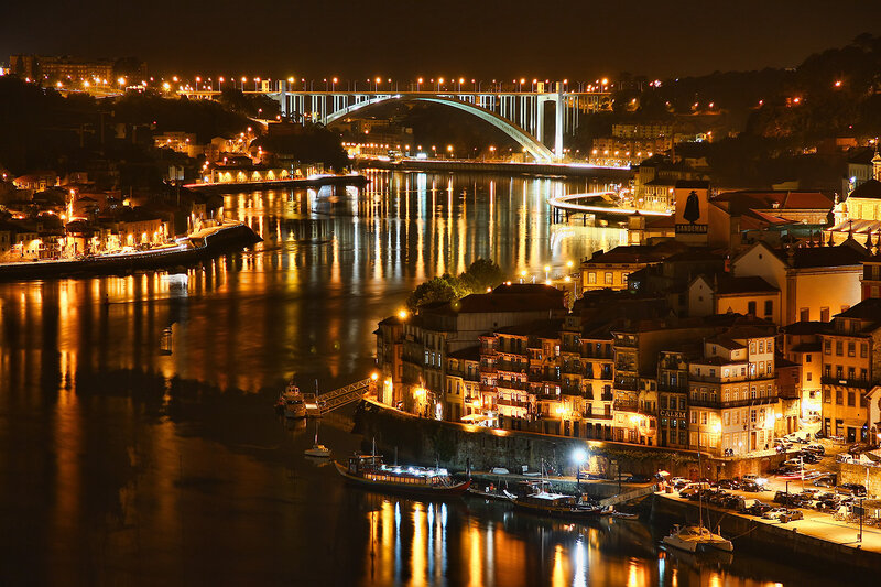 Porto Cityscape at Night