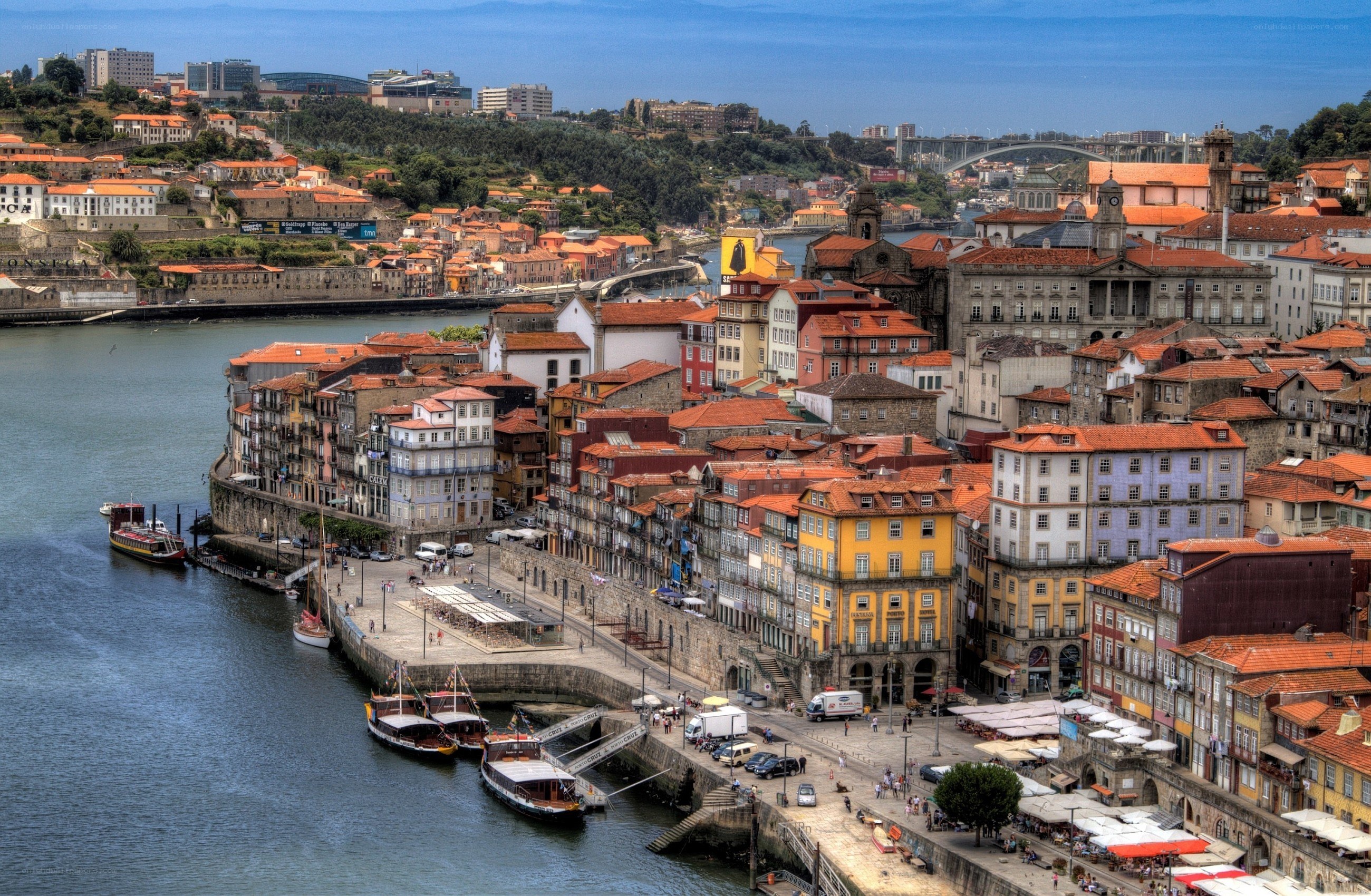 Porto cityscape by the river