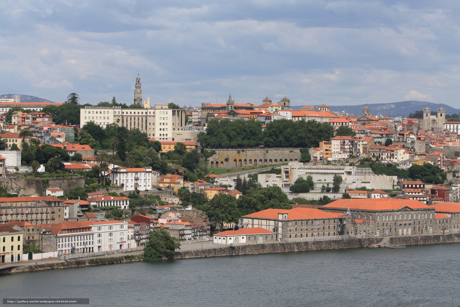 Porto cityscape from the river