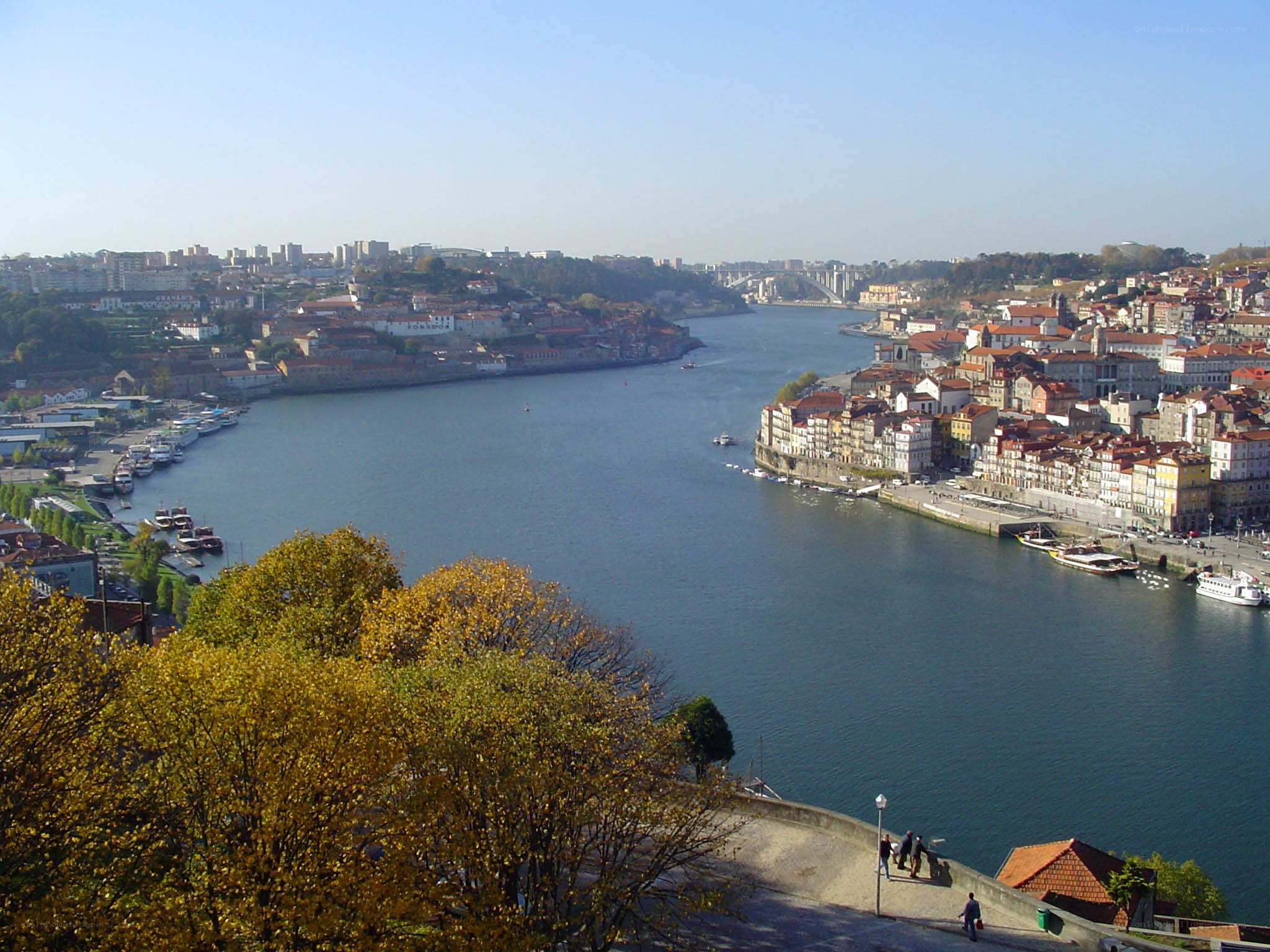 Porto cityscape with Douro River