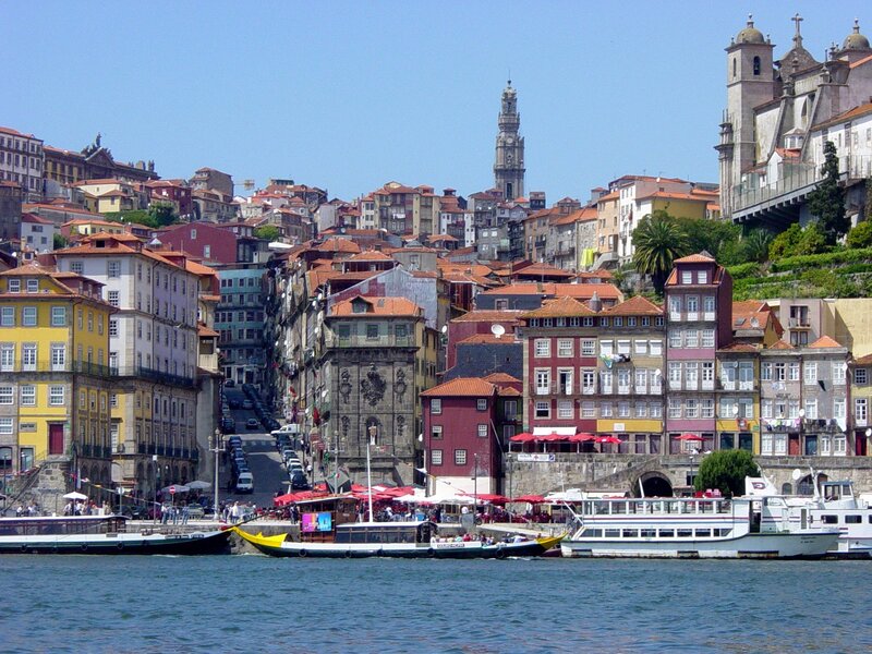 Porto riverside cityscape