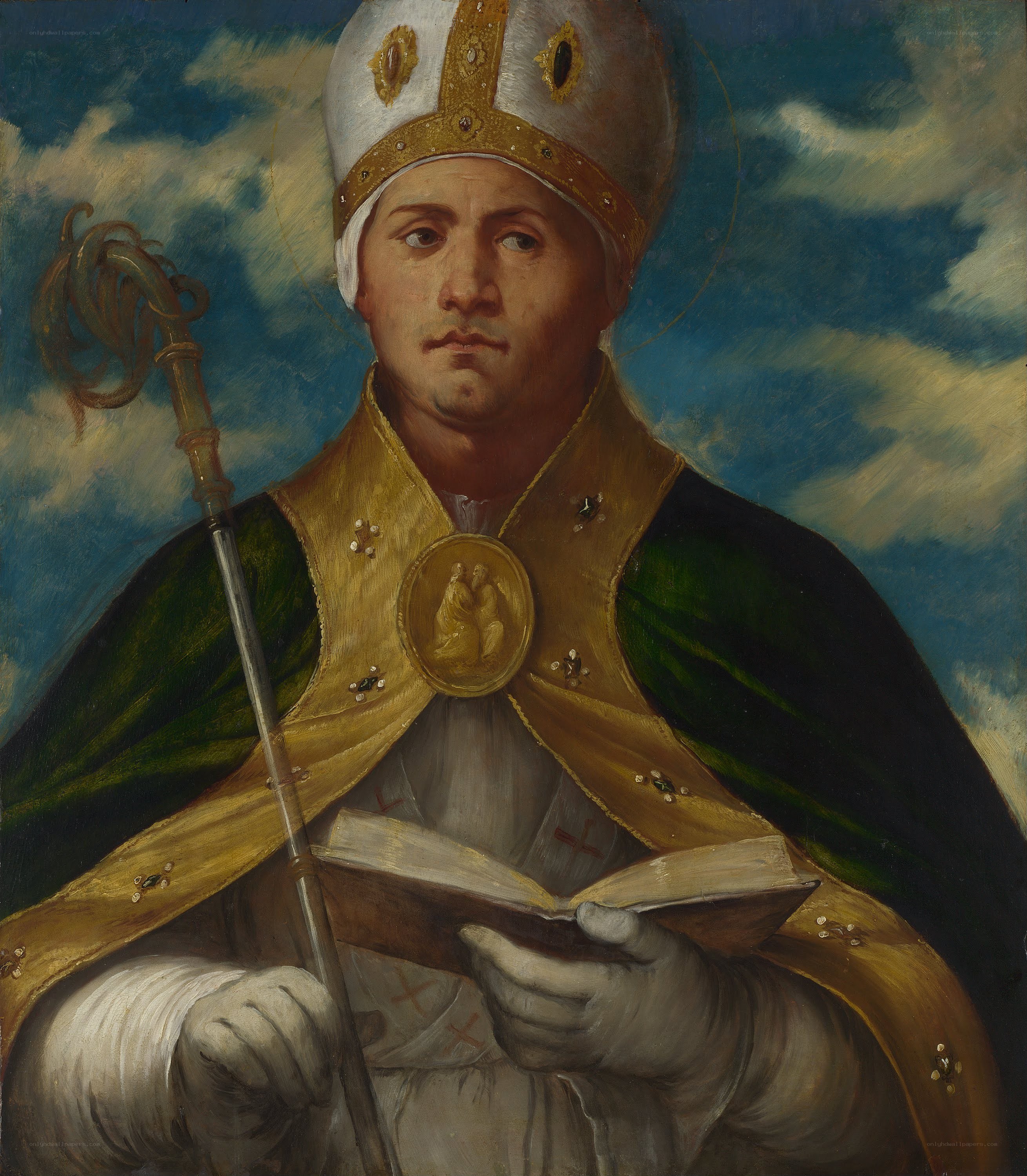 Portrait of a bishop