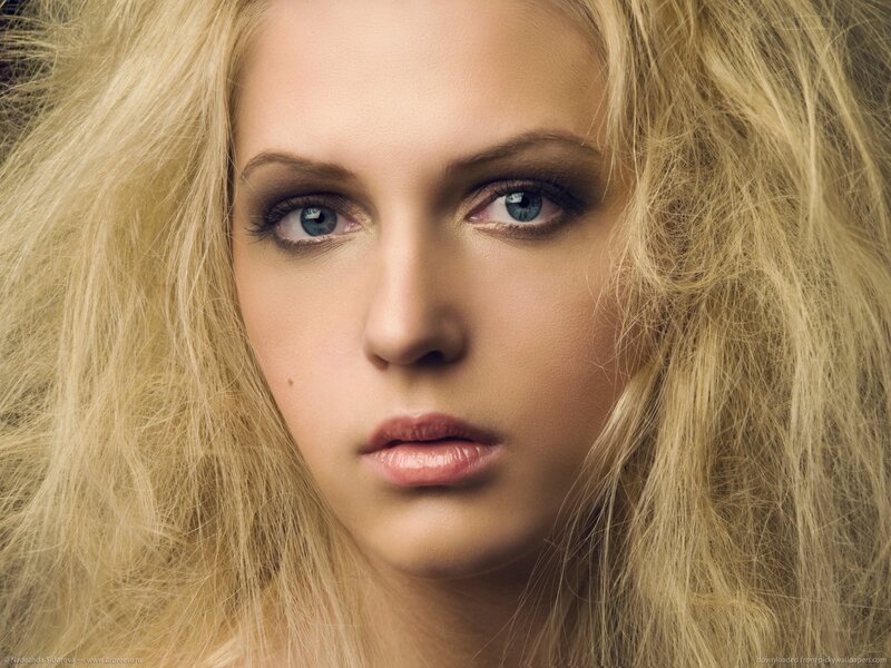 portrait of a blonde woman