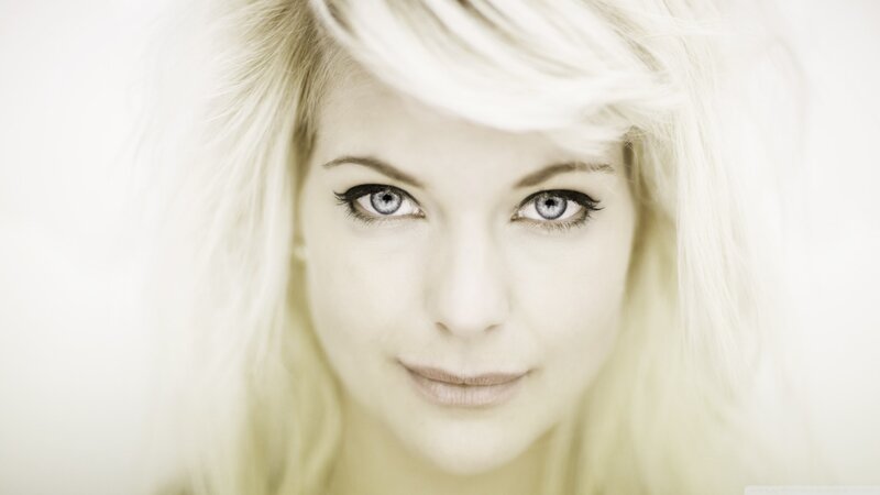 portrait of a blonde woman