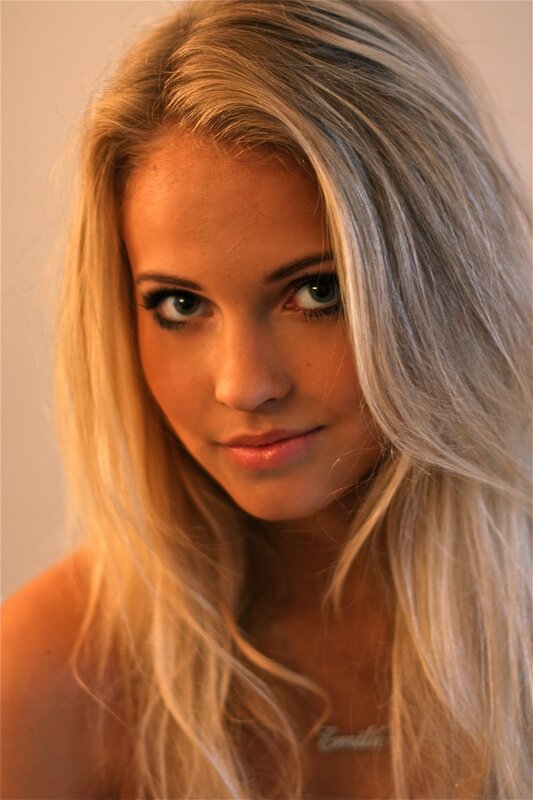 portrait of a blonde woman