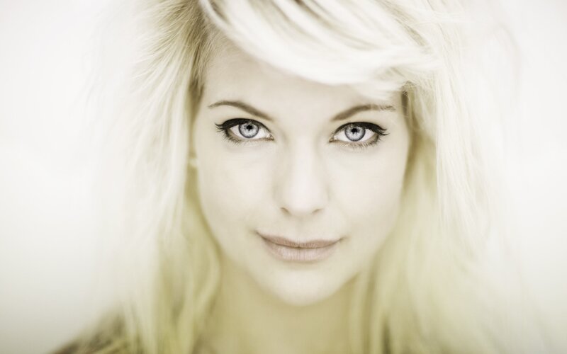 portrait of a blonde woman