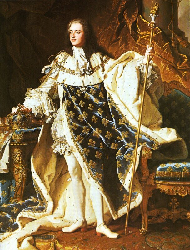 Portrait of a French king