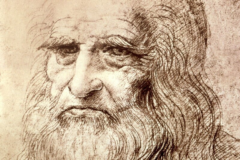 Portrait of a Man — Brown, Serious