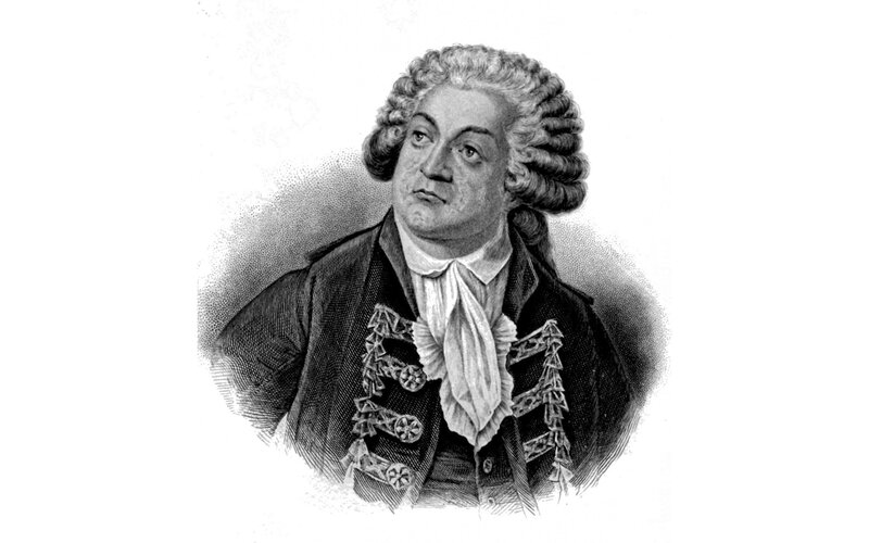 Portrait of a man in 18th-century attire