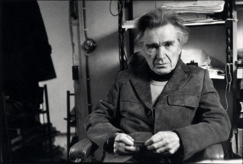 Portrait of a man in a studio