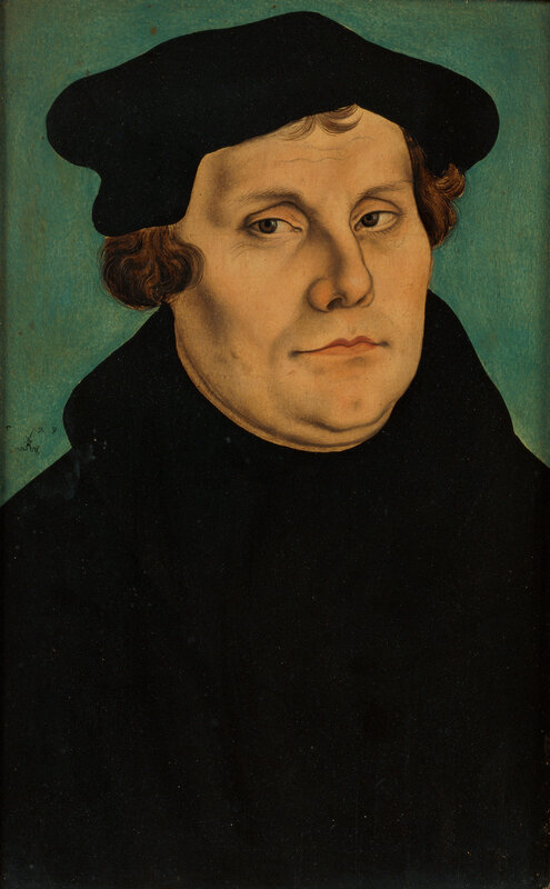 Portrait of a man in black