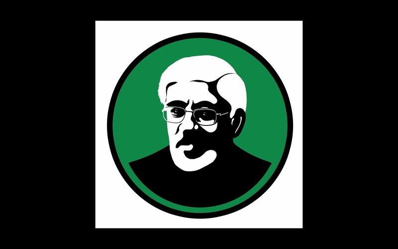 portrait of a man in circle