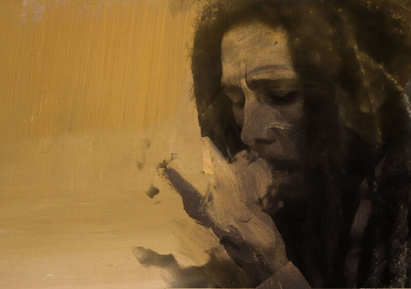 portrait of a man in contemplation