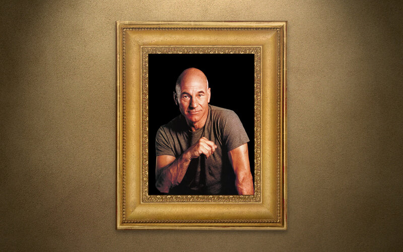 portrait of a man in frame