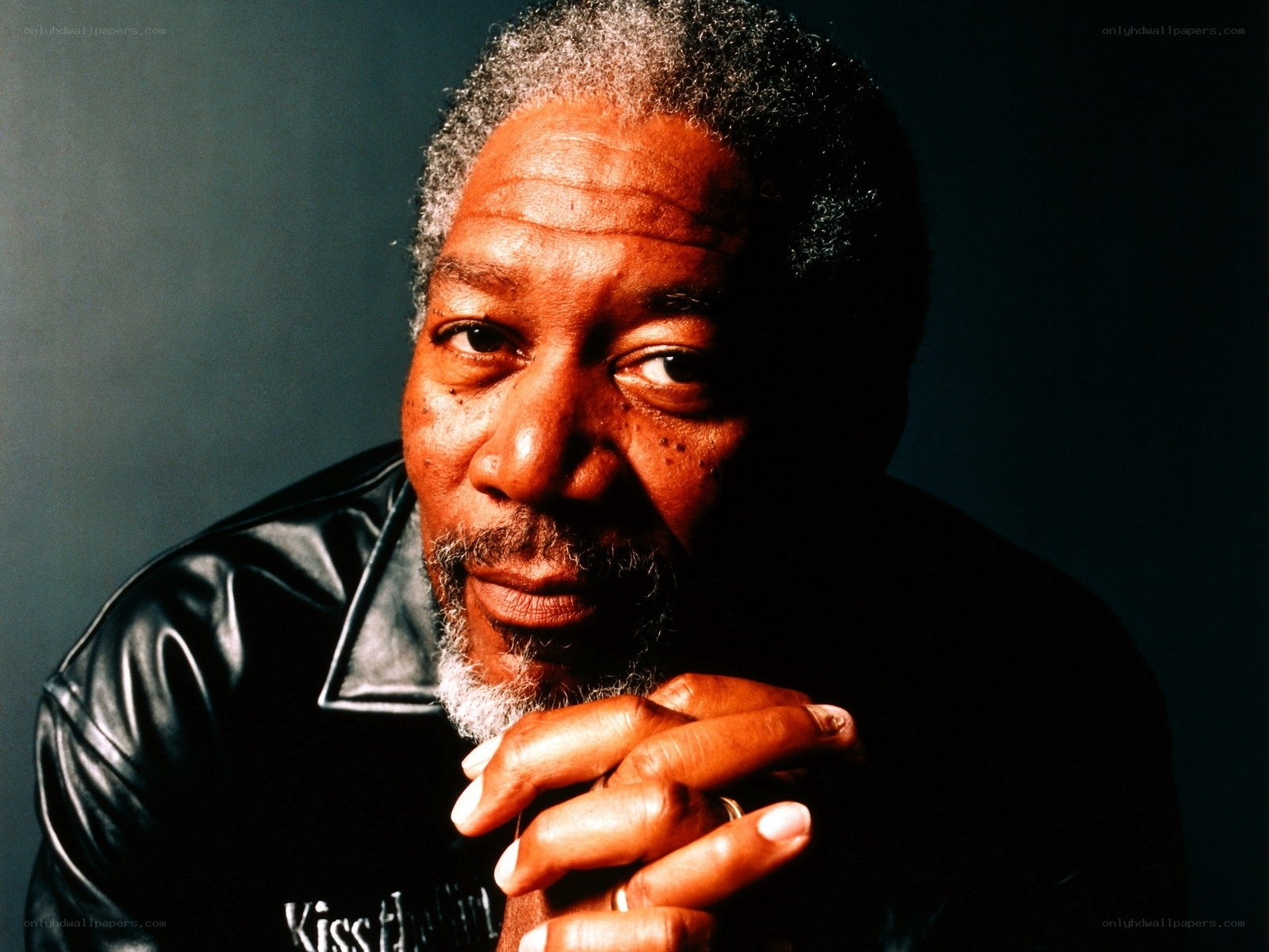 portrait of a man in leather jacket