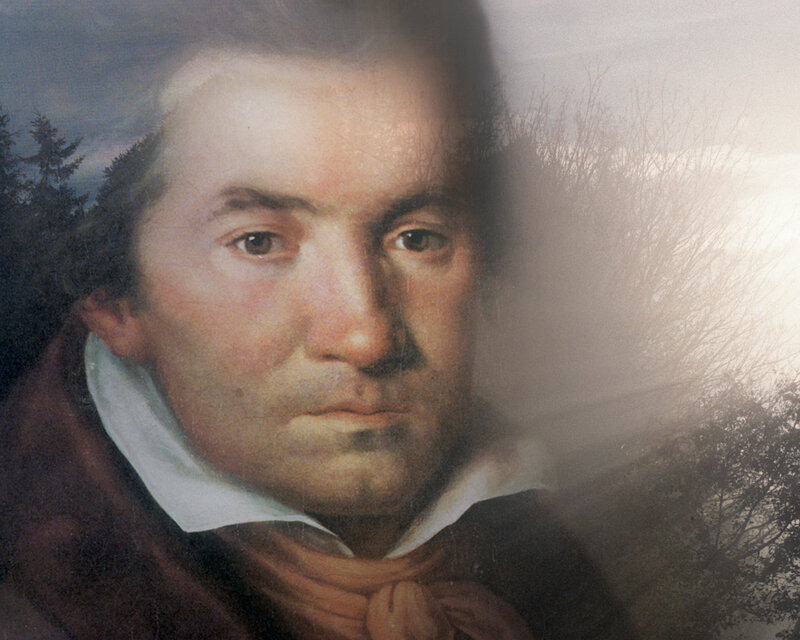 Portrait of a man in nature
