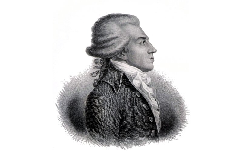 Portrait of a man in profile