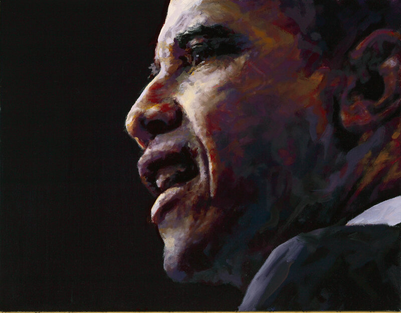 portrait of a man in profile