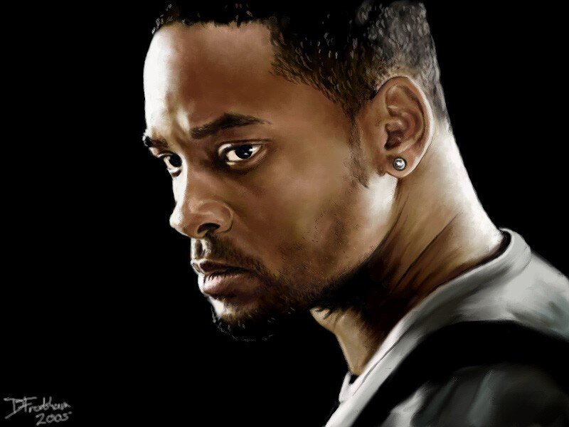 Portrait of a man in profile
